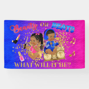 Schönheit oder Beats Blue Hot Pink Gold Gender Rev Banner