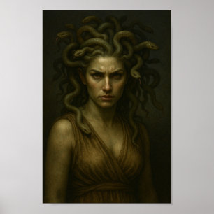 Schönheit, Power und Mythos - Medusa Poster