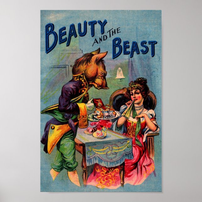 Schönheit und das Biest Poster (Vorne)