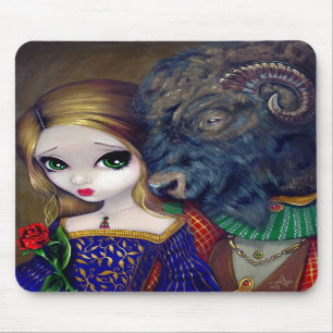 "Schönheit und das Tier" Mousepad
