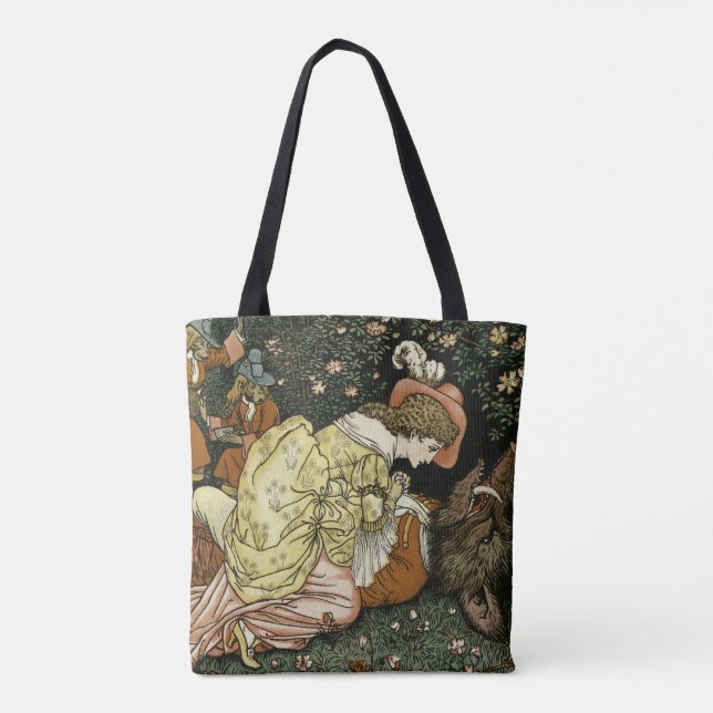 Schönheit und das Tier Tasche (Rückseite)