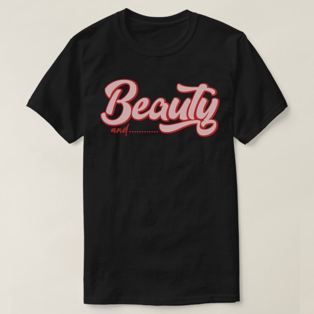 Schönheit und der Bart T-Shirt (Design vorne)