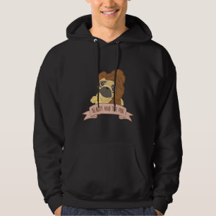 Schönheit und der Mops Hund liebt klassischen T - Hoodie