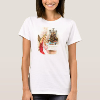 Schönheit und der Tier-Vintage Bild-T - Shirt