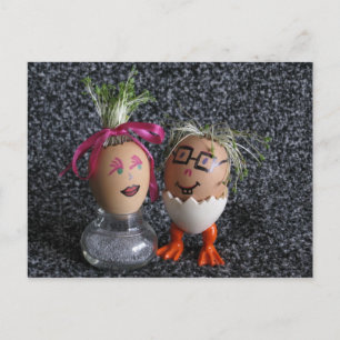 Schönheit und die Postkarte der Geek Eggmen Serie