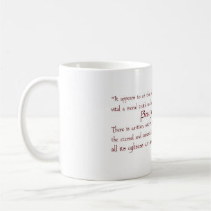 Schönheit und die Tier-Zitat-Tasse Kaffeetasse