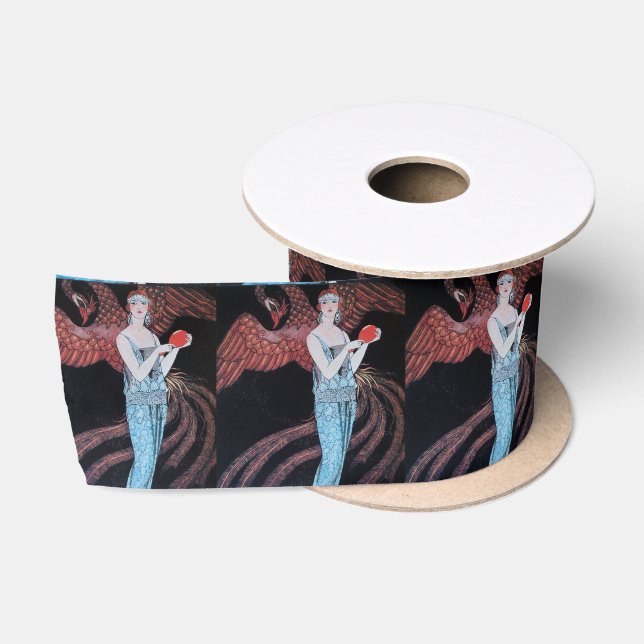 SCHÖNHEIT UND PHOENIX, MODERNER DESIGNER MACHEN KÜ SATINBAND (Spule)