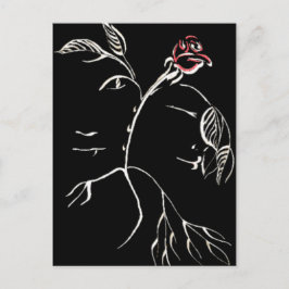 Schönheit und Rose der Tiere Postkarte
