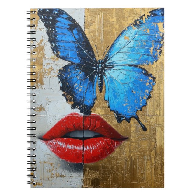 Schönheit und Schmetterlinge Notebook2 Notizblock (Vorderseite)
