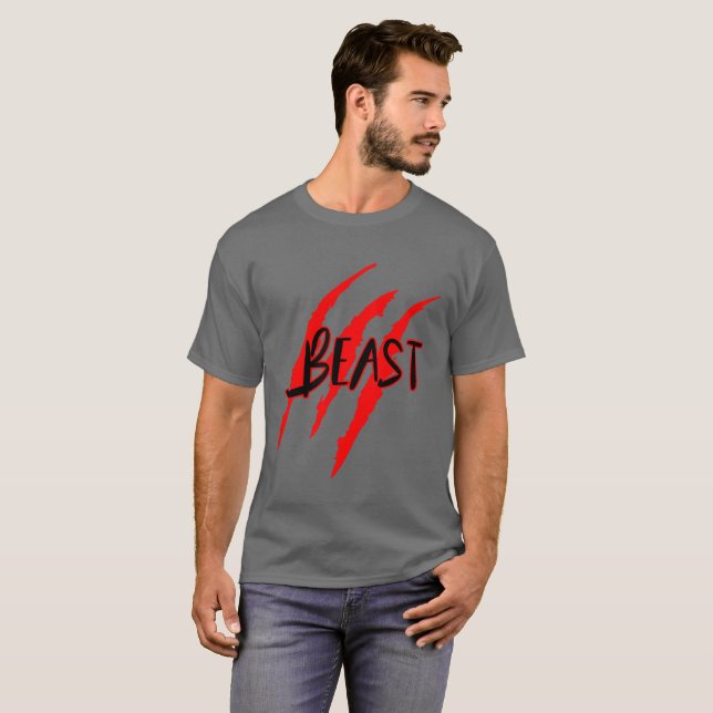 Schönheit und TIER Paar-Shirt T-Shirt (Vorne ganz)
