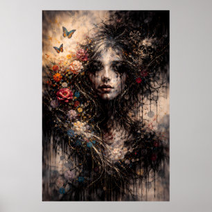 Schönheit und Trauer – Eine Studie der stillen Emo Poster
