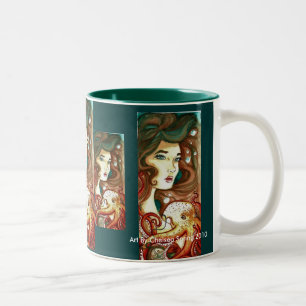Schönheit vom tiefen bis zum Chelsea-Frühling Zweifarbige Tasse