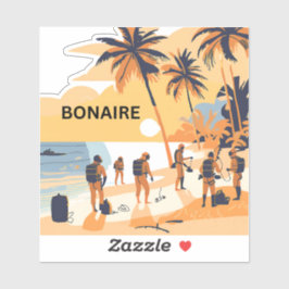 Schönheit von Bonaire Aufkleber
