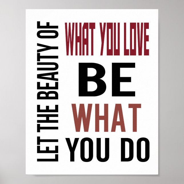 Schönheit von (Standard-Bildformat) Poster (Vorne)