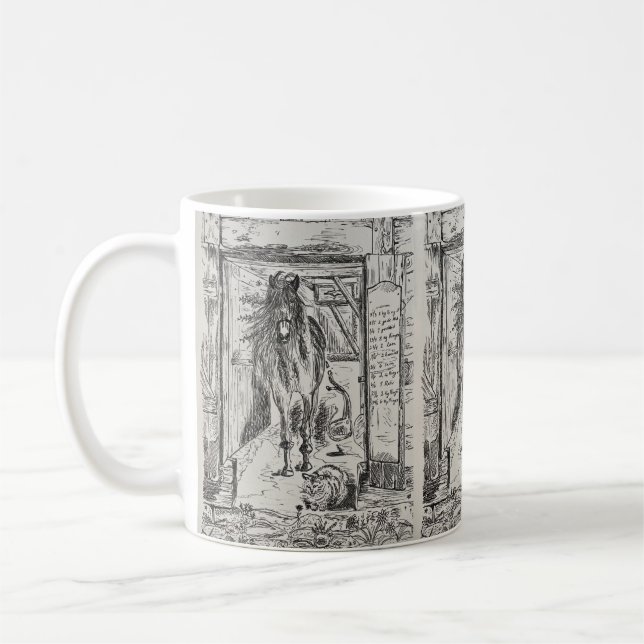 Schönheiten und das Biest - Klassische Tasse (Links)
