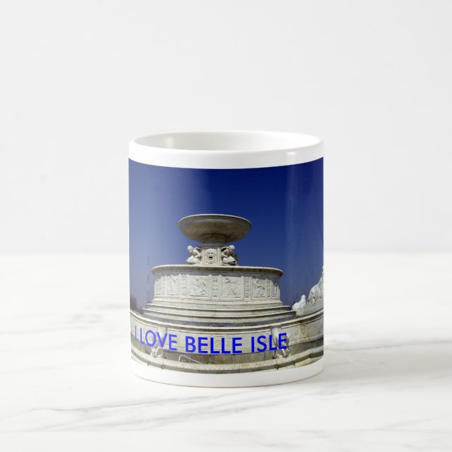 SCHÖNHEITS-INSEL-BRUNNEN, I-LIEBE-SCHÖNHEITS-INSEL KAFFEETASSE (Mittel)