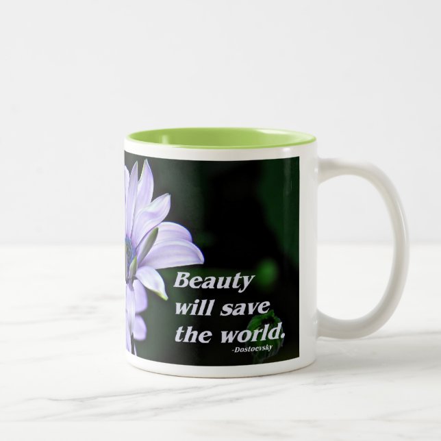 Schönheits-Kaffee-Tasse Zweifarbige Tasse (Rechts)