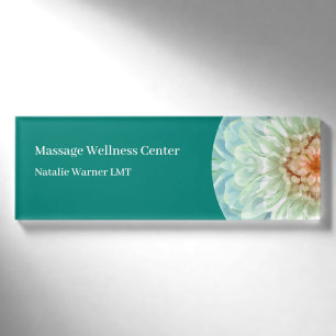 Schönheits-medizinische Massage Namenschild
