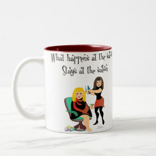Schönheits-Salon-Geheimnisse Zweifarbige Tasse