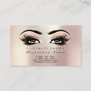 Schönheits-Salon-Peitschen-Make-up der Treuekarte