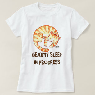 "Schönheits-Schlaf-laufendes" lustiges T-Shirt