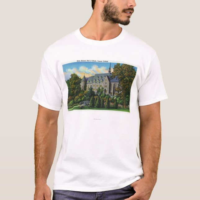 Schönheits-Skinner-Musik Hall, Vassar Uni T-Shirt (Vorderseite)