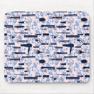 Schönheits-Sorgfalt-blaues Rosen-Muster Mousepad