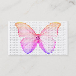 Schönheits-Visitenkarte-bunter Schmetterling Visitenkarte