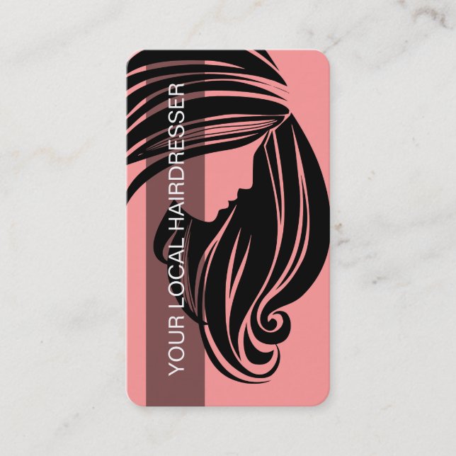 Schönheits-Visitenkarte-Friseur Visitenkarte (Vorderseite)