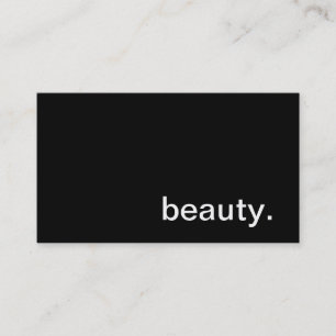 Schönheits-Visitenkarte Visitenkarte
