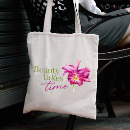 Schönheitsfördernde, individuelle, rosa Orchideen- Tragetasche