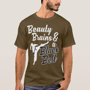 Schönheitsgedanken und ein Schwarz-Gürtel Funny Ma T-Shirt