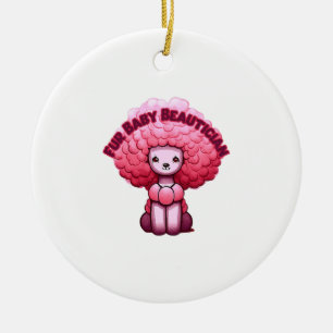 Schönheitsgeschenk für Groomer Keramik Ornament