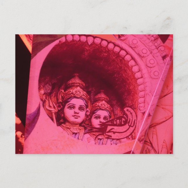 Schönheitsindizes in Kristall Postkarte (Vorderseite)