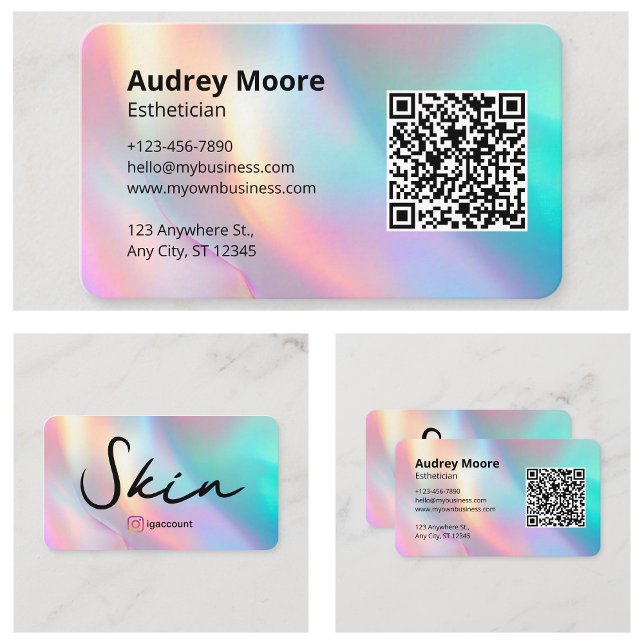Schönheitsindustrie Visitenkarte (Beauty Industry Esthetician Business Card
)