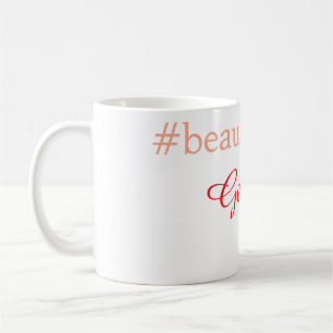 Schönheitsköniginhashtag hellrot Name Mädchen Boss Kaffeetasse