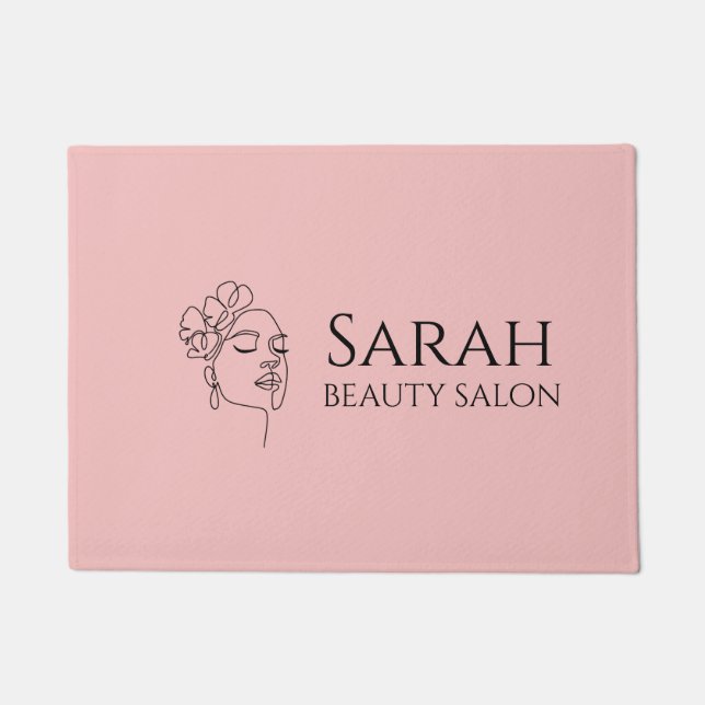 Schönheitssalon Door Mat Fußmatte (Vorderseite)