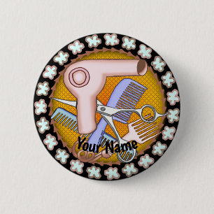 Schönheitssalon-Magie-Button Button