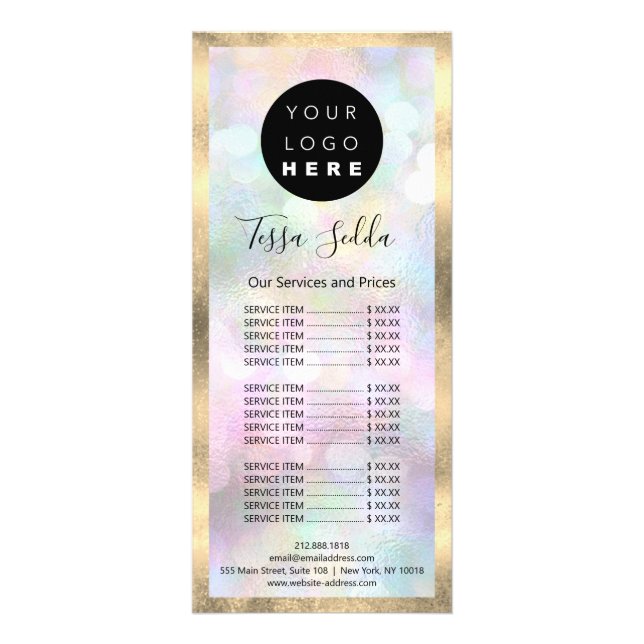 Schönheitssalon Schönheitssalon WELLNESS-CENTER Werbekarte (Vorne)