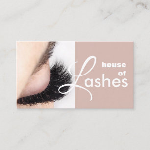 Schönheitssalon Spa Wimpern Augenbrauen Visitenkar Visitenkarte