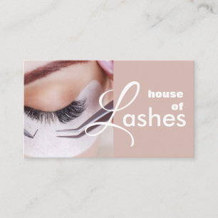 Schönheitssalon Spa Wimpern Augenbrauen Visitenkar Visitenkarte