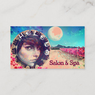 Schönheitssalon Wellness-Center Friseur Visitenkarte