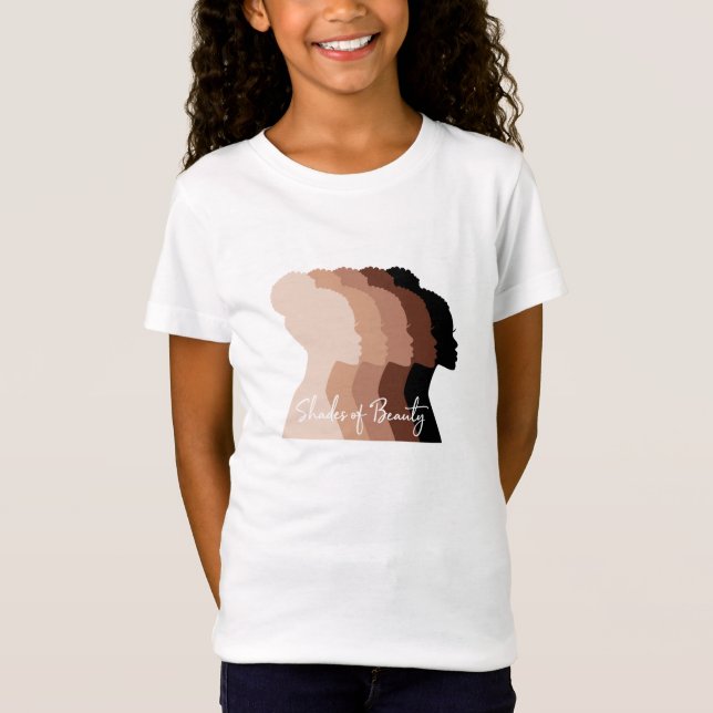 Schönheitsschattierungen, schwarze Frauen T-Shirt (Vorderseite)
