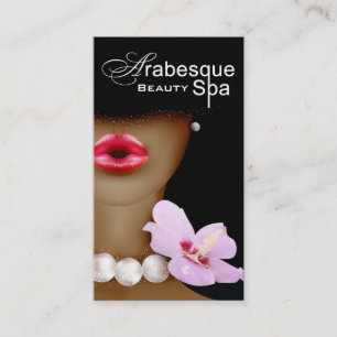 Schönheitsspa Arabesque Visagist Visitenkarte