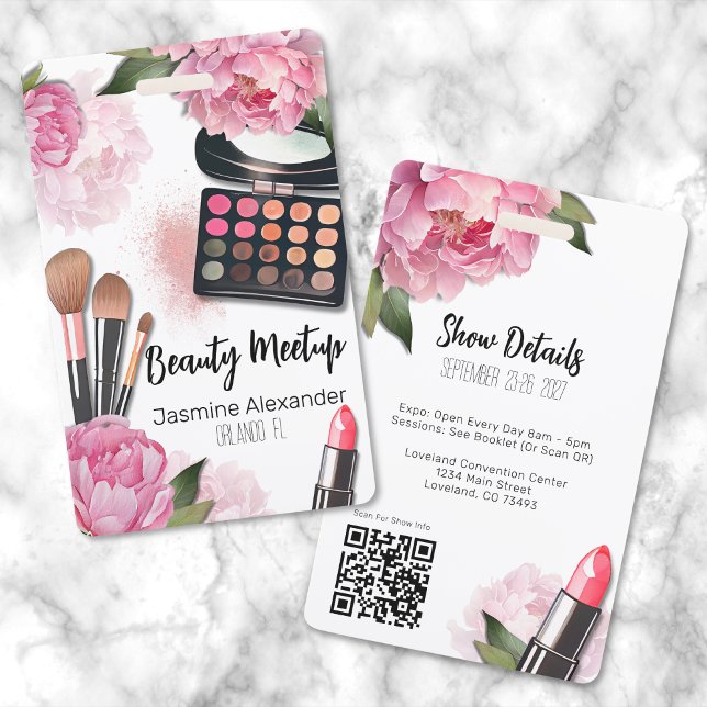 Schönheitsveranstaltung Ausweis (Beauty Conference Special Event Badge)