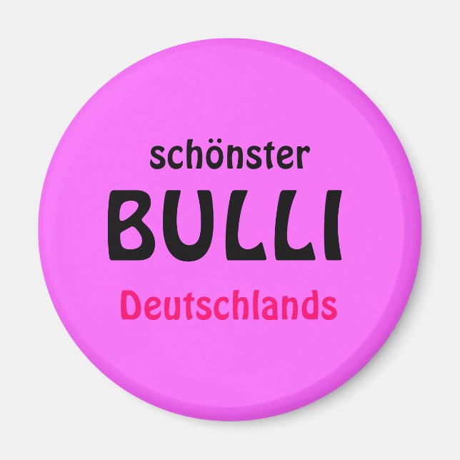 schönster, BULLI, Deutschlands Magnet (Vorne)