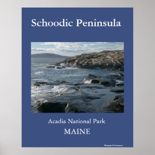 Schoodic Halbinsel Poster