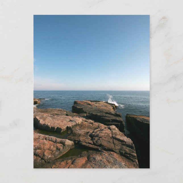Schoodic Point Postkarte (Vorderseite)