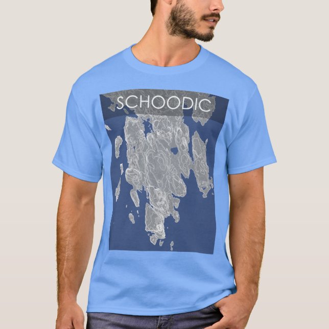 Schoodic Topo T-Shirt (Vorderseite)