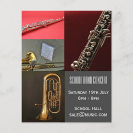 School Band Music Flyer